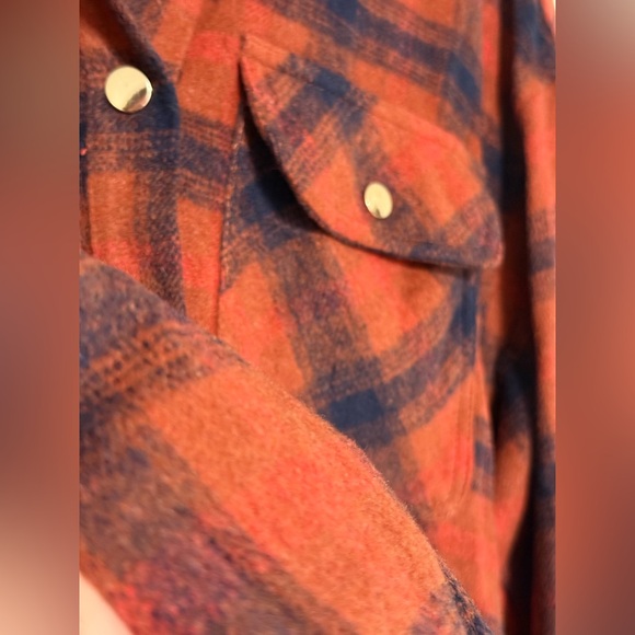 In Bloom rust and Black Plaid Shirt - Picture 6 of 6